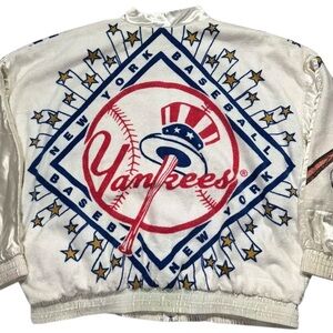 Vintage Renata New York Yankees Cut Sew Jacket (Size XL)